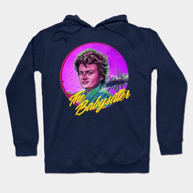 Stranger Things Steve The Babysitter Hoodie by zone tex